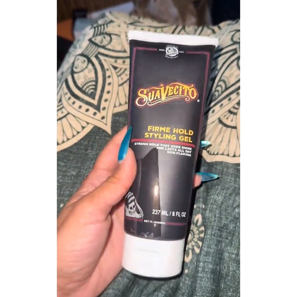 Suavecito Firme Hold Styling Gel 8 fl oz 237 ml Strong Hold High Shine No Flake